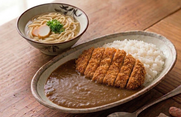 カツ勝カレーすばセット